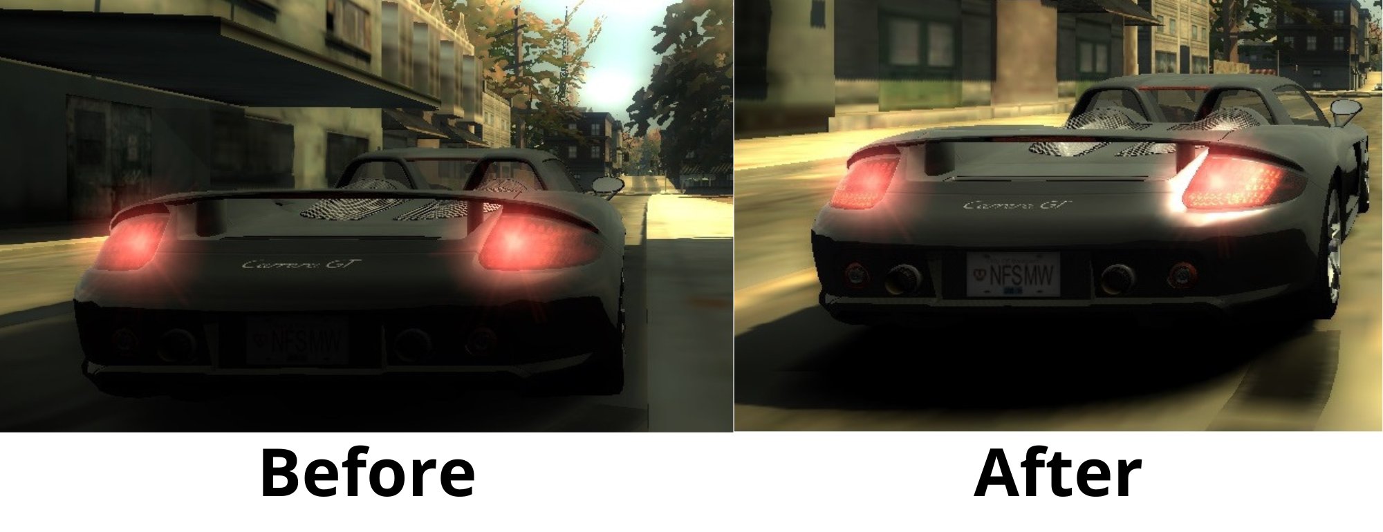 NFS Carbon Textures Cars For Mw