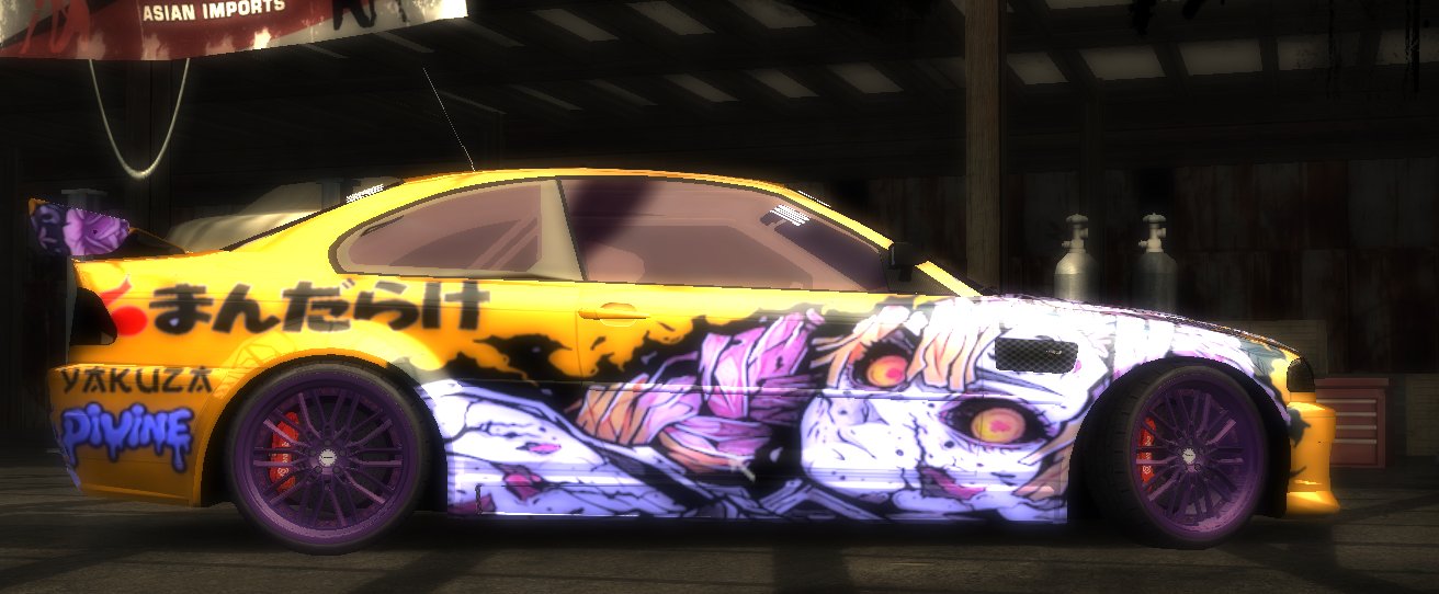 BMW M3 ZOMBIE ANIME