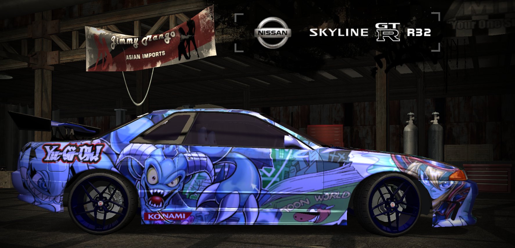 Yu-Gi-Oh Toon World for Nissan Skyline GT-R R32