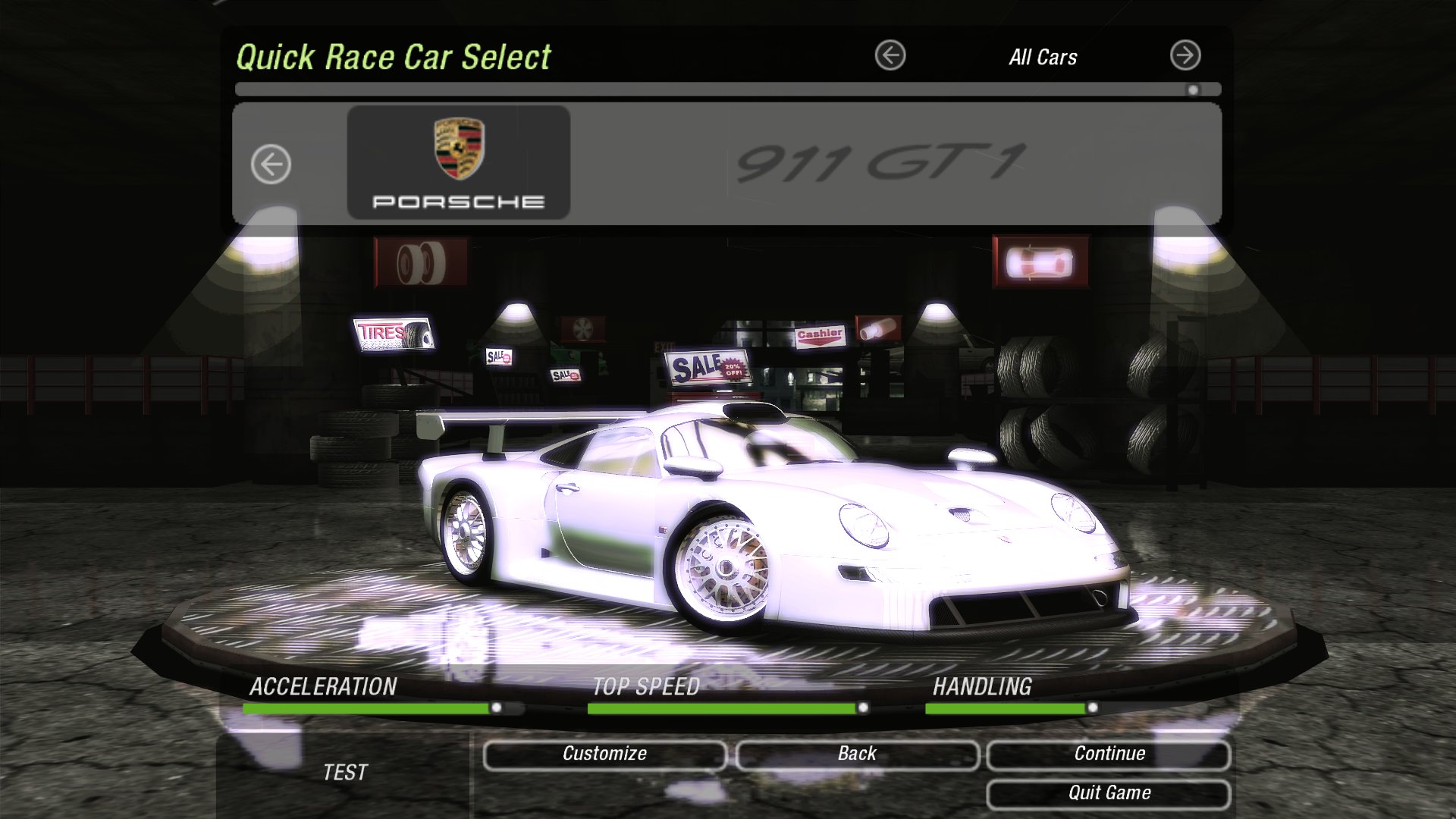 Porsche 911 (993) GT1 Straßenversion