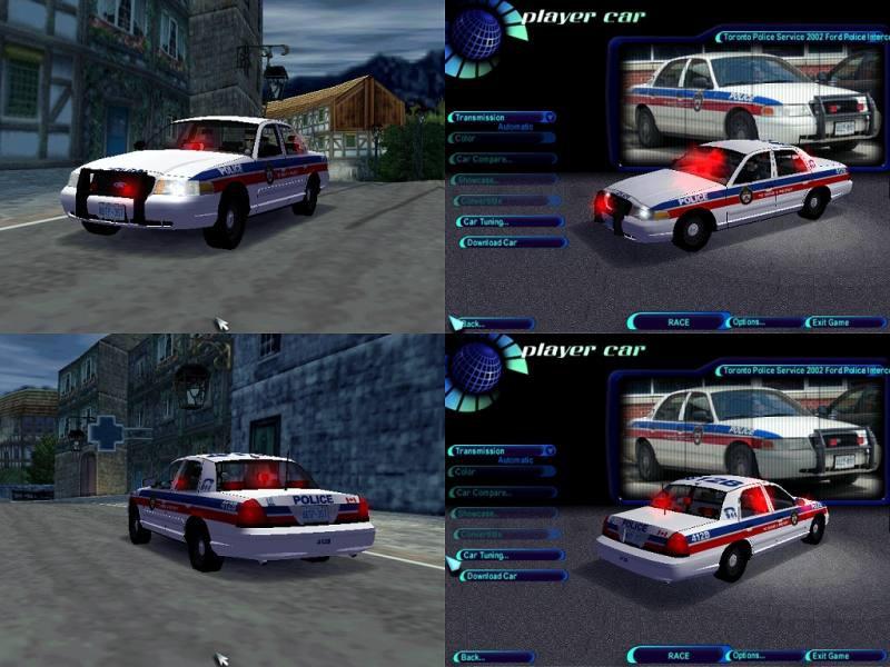 Toronto Police Service 2002 Ford Police Interceptor slicktop