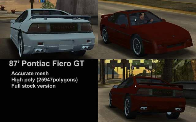 Pontiac Fiero GT 1987