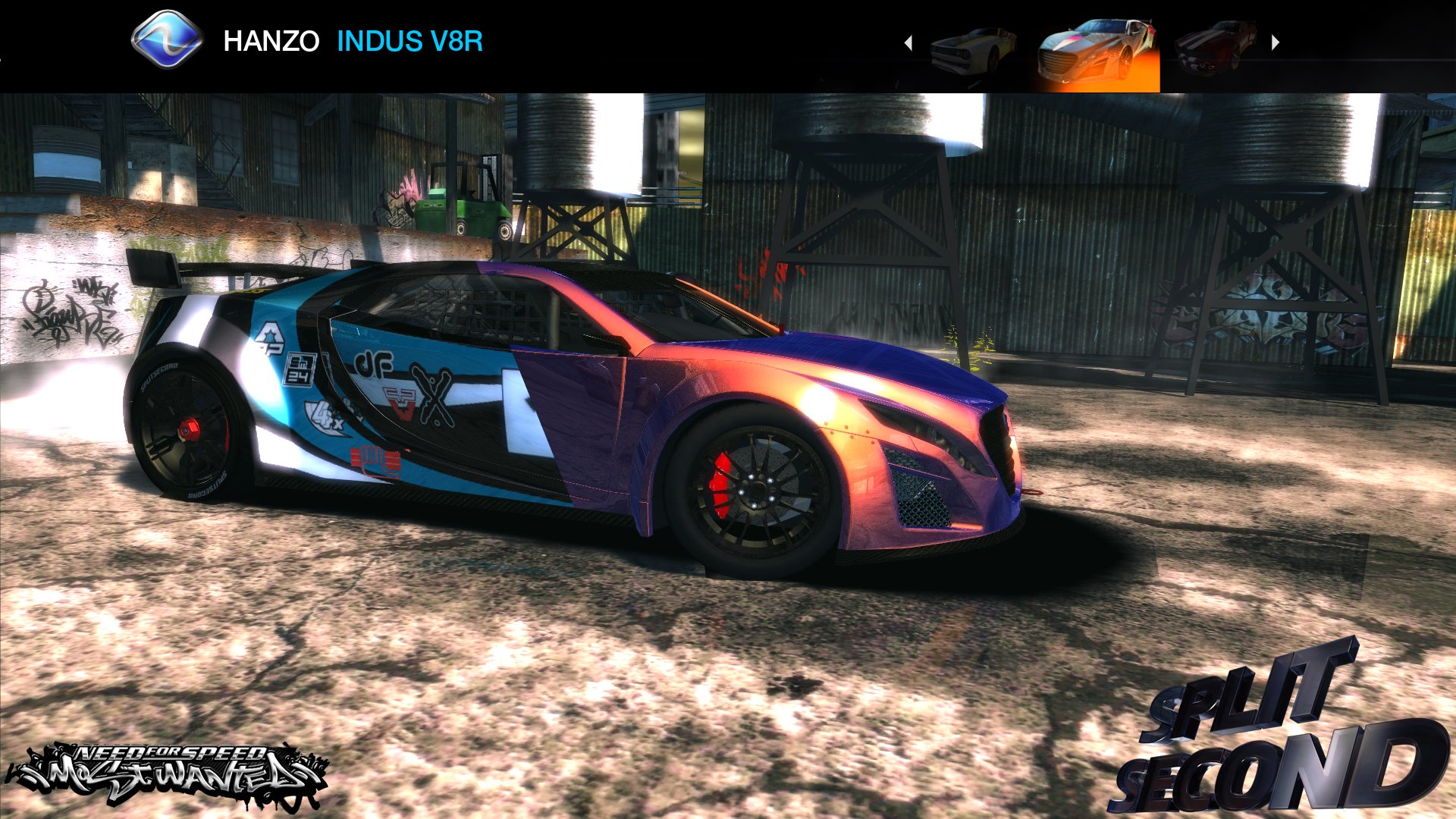 Split Second™ Hanzo Indus V8R