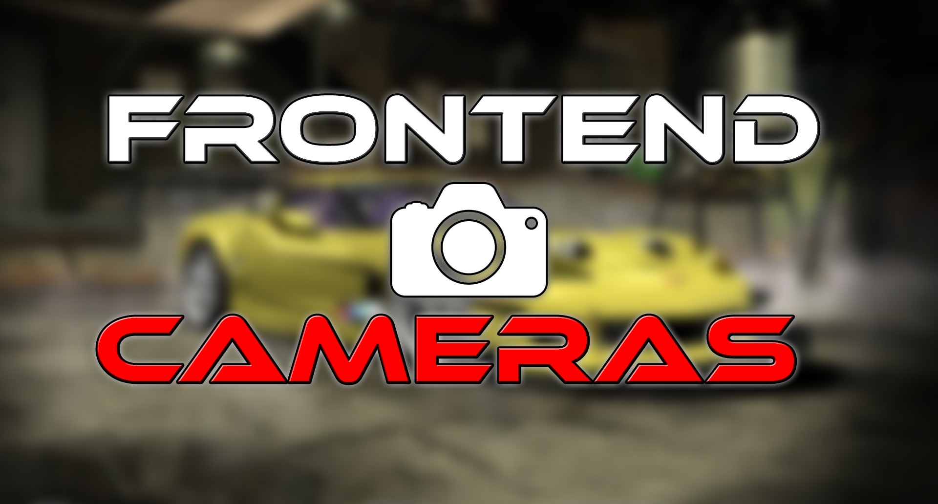 RSDT- Corvettes Frontend Cameras