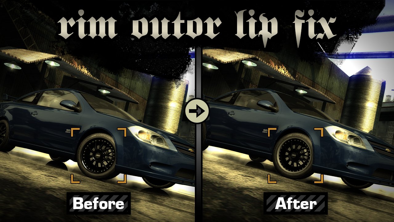 Rim outor lip fix