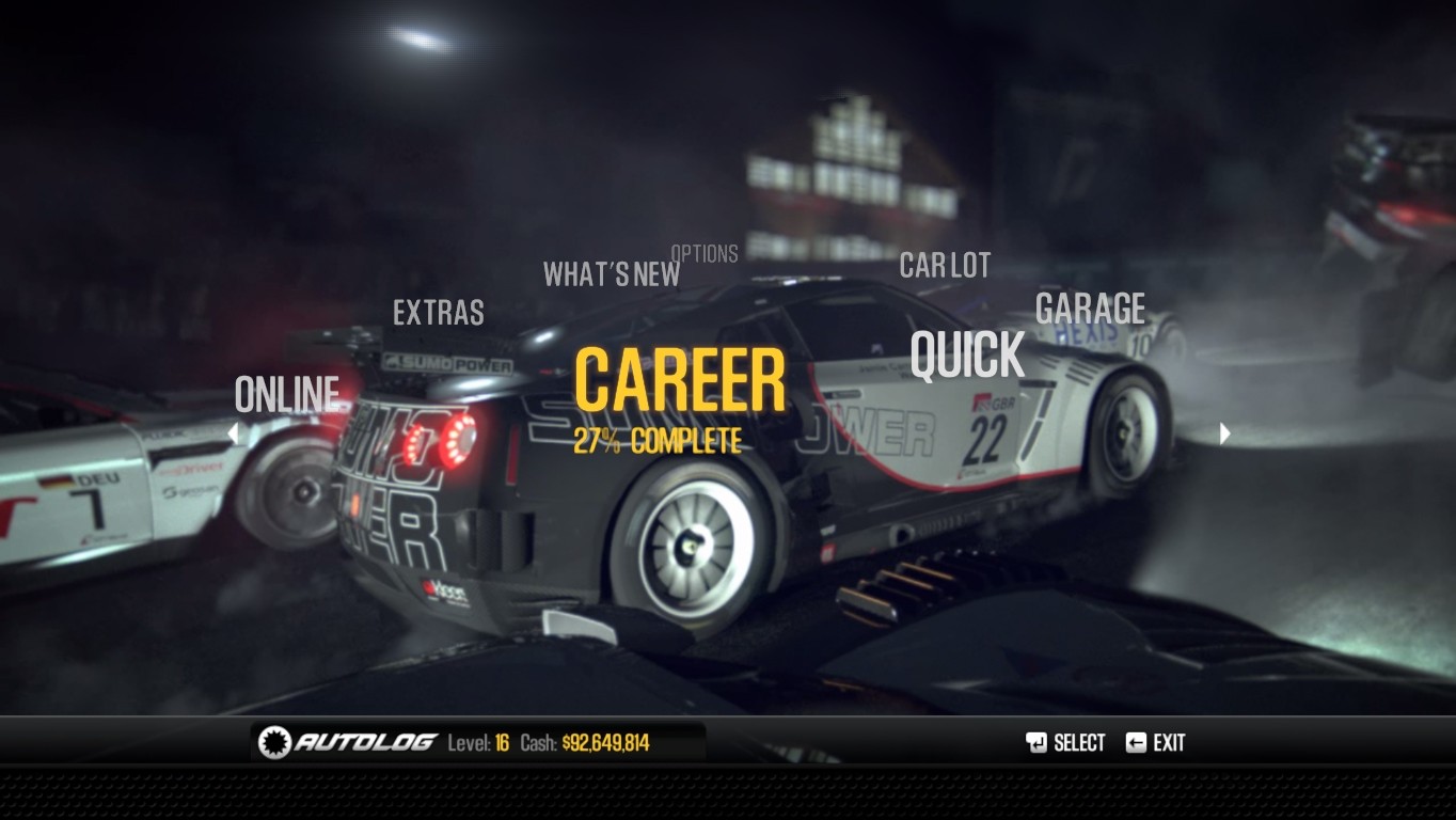 NFS Shift 2 Unleashed savegame 27%