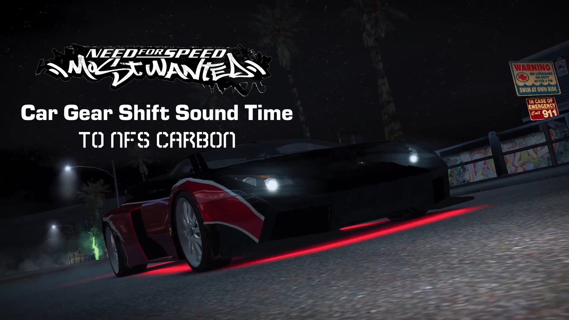 NFSMW Car Gear Shift Sound Time to NFS Carbon