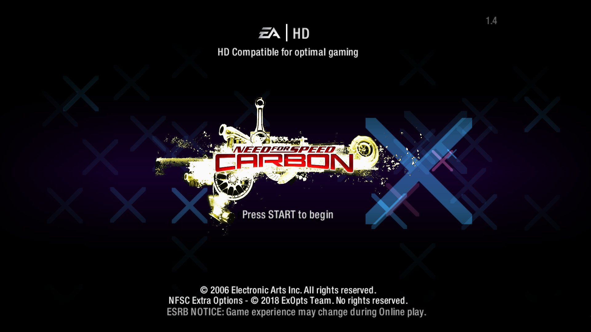 Cover Logo on Title Screen