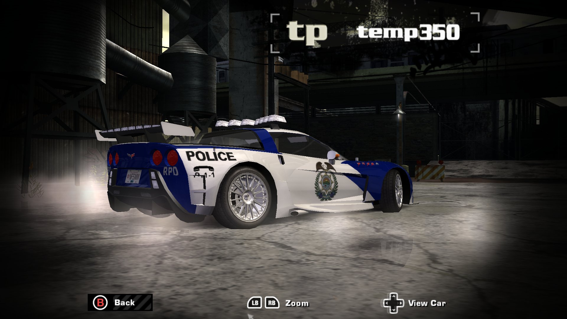 Chevrolet Blue And White RPD Federal Pursuit Vehicle