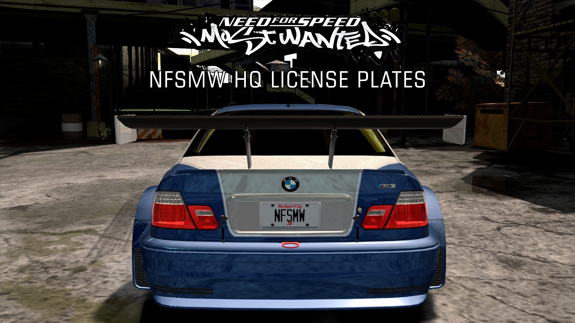 NFSMW HQ License Plates