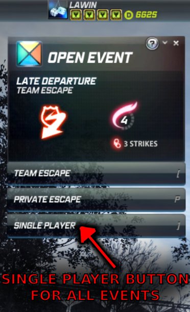 Enable Single Player on All Events