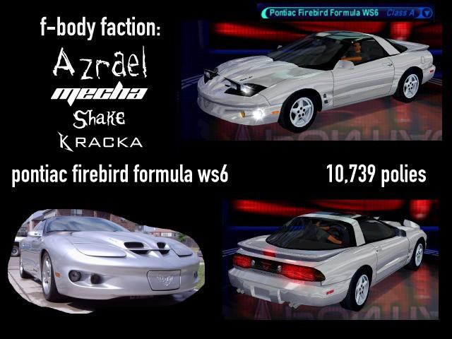 Pontiac Firebird Formula WS6