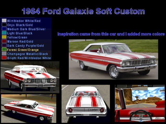 1964 Ford Galaxie 500 XL Striped
