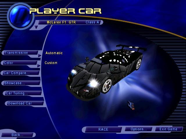 McLaren F1 GTR + showcase