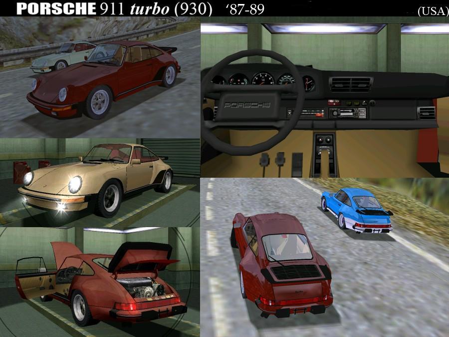 1987-1989 Porsche 911 Turbo 3.3 (930) (USA)