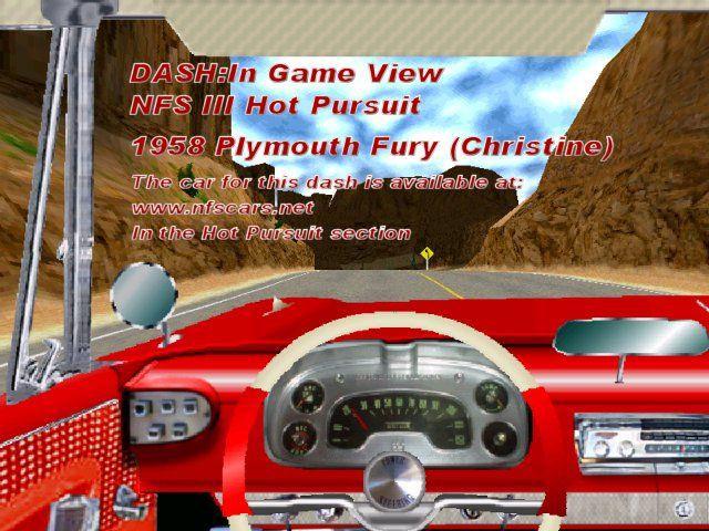1958 Plymouth Fury Christine (DASH ONLY)
