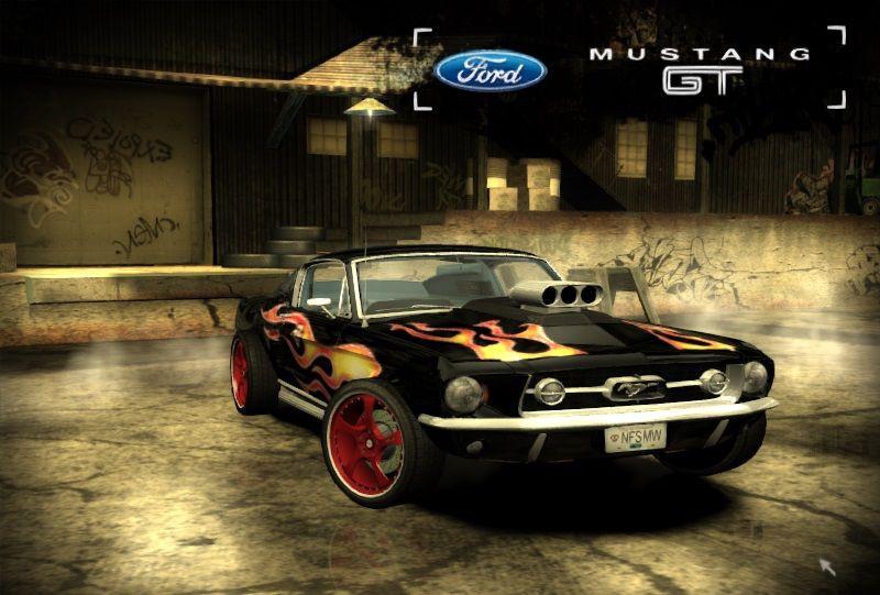 Ford Mustang GT 1968 with Powerful Nitro 