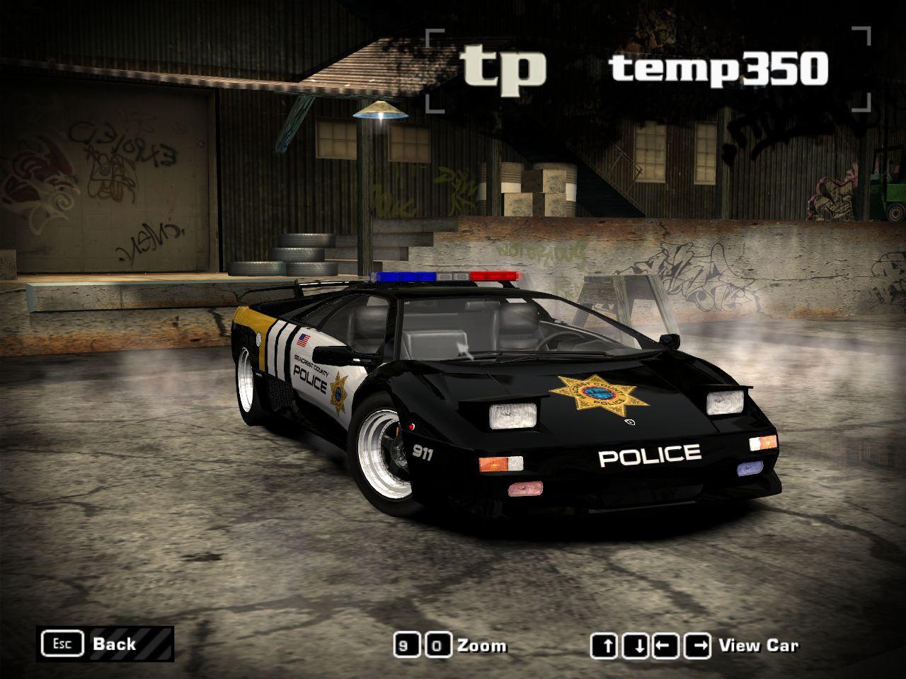 1997 Lamborghini Diablo SV Seacrest County Police Department