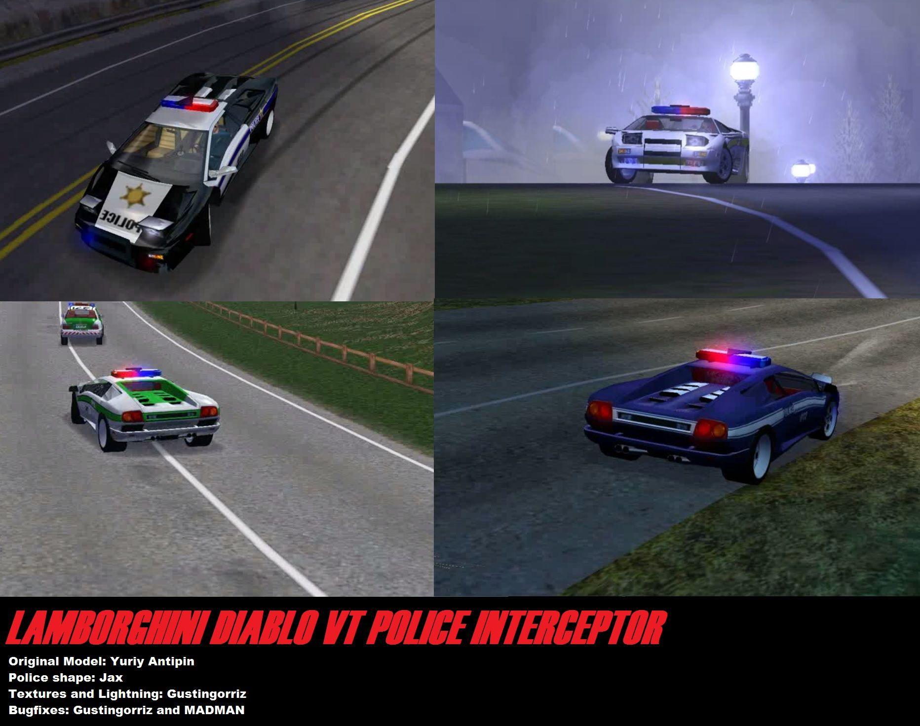 Pursuit Lamborghini Diablo VT