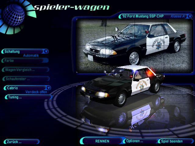 1992 Ford Mustang SSP slicktop 'CHP'