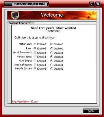 NFSMW Optimizer