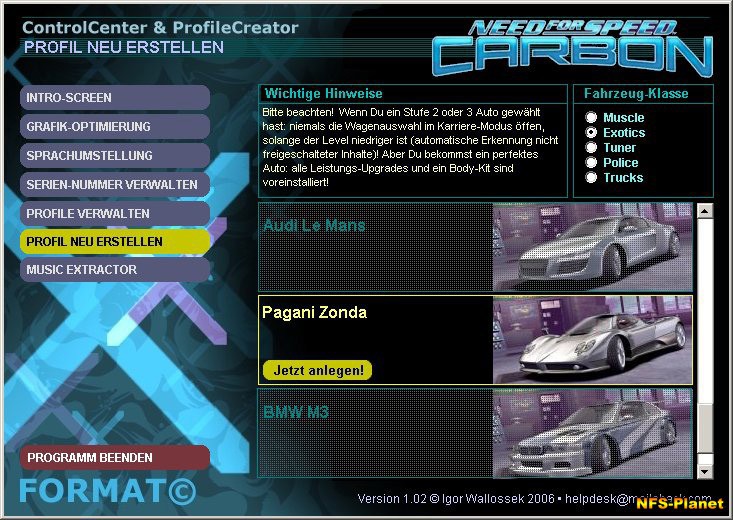 NFSC Control Panel v1.03