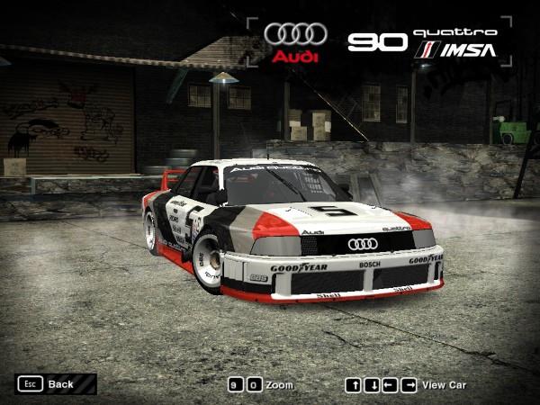 1989 Audi 90 IMSA GTO quattro #5 Audi of America