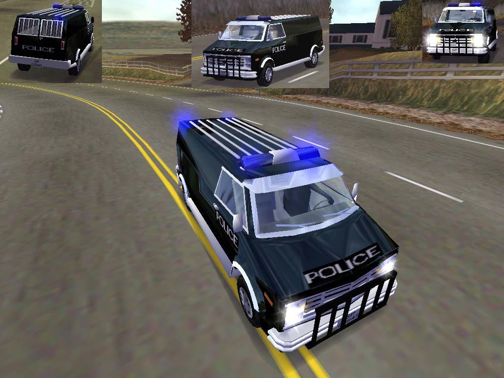 Police Chevy Van