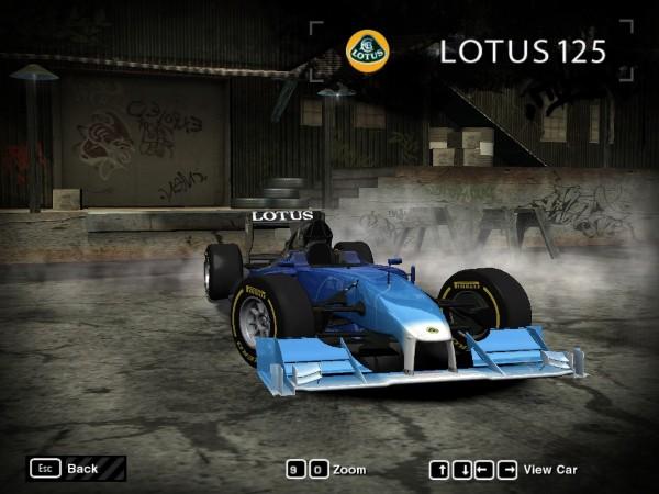 2011 Lotus T125 Cosworth