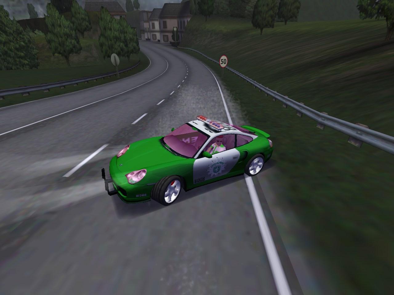 Porsche 911 996 Turbo German cop (NFS 6)