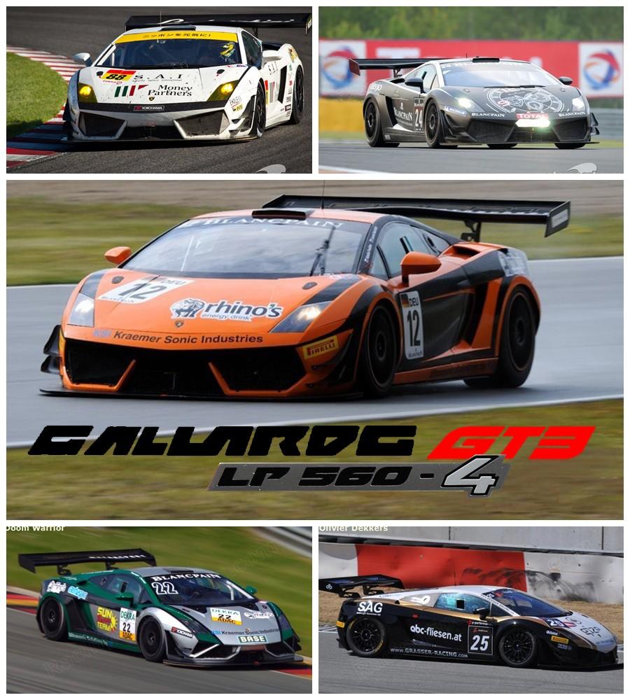 Lamborghini Gallardo LP560 GT3 Vinyls Pack