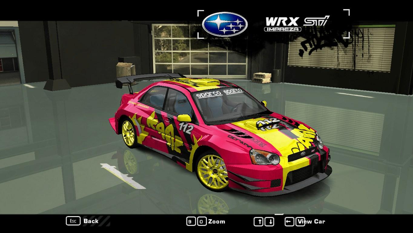 Kaaz #112 Vinyls for 2004 Subaru Impreza WRX Sti (GDB-D)