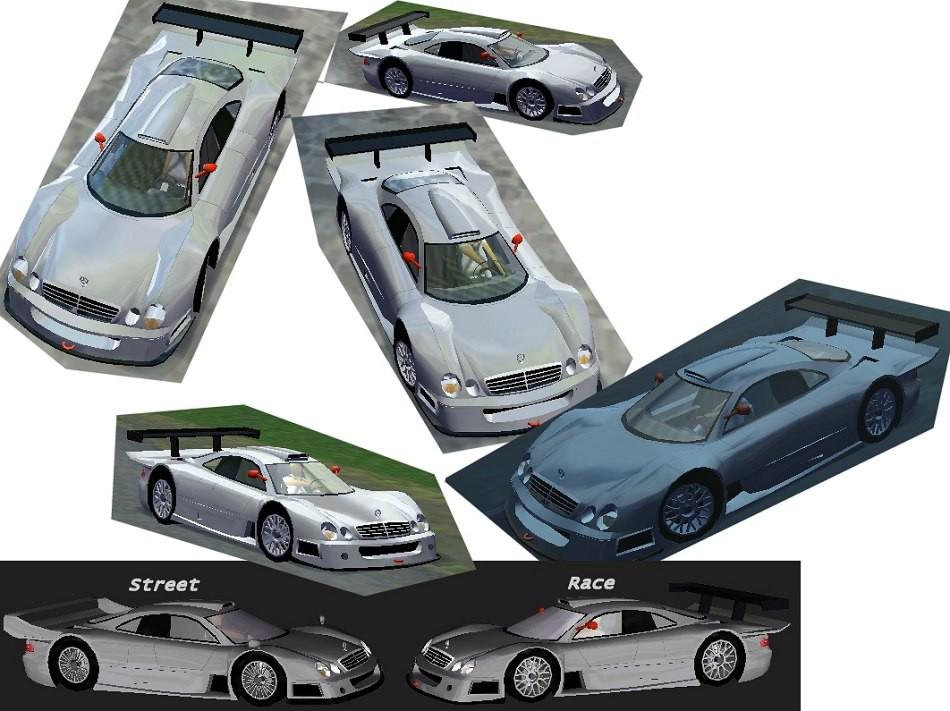Mercedes-Benz CLK-GTR Race version