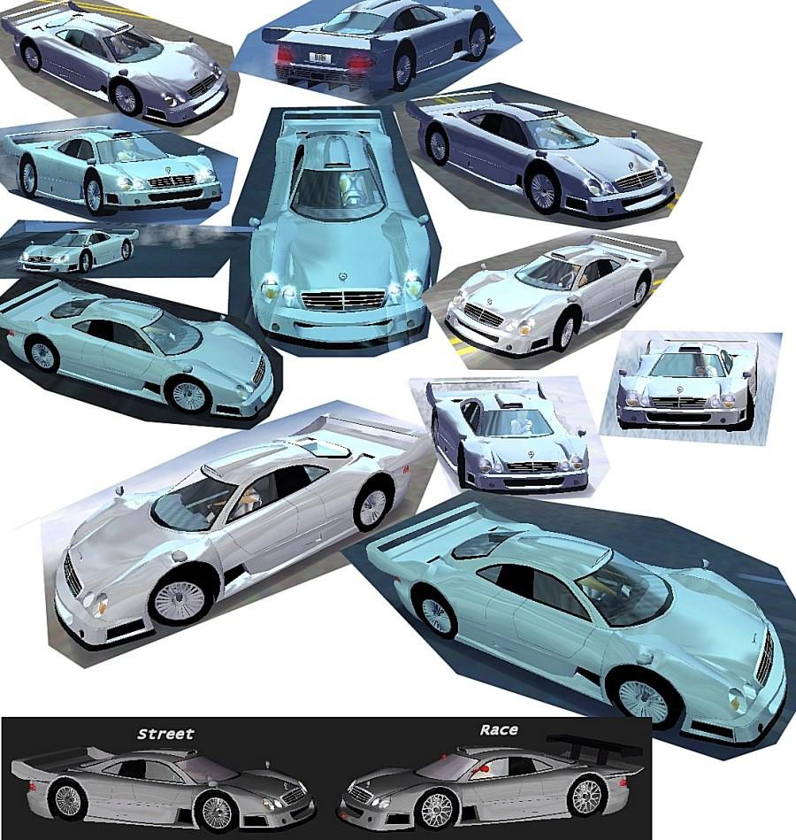 Mercedes-Benz CLK-GTR Street version