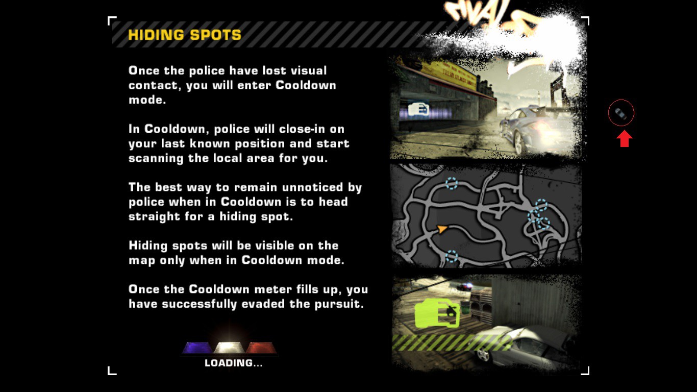 New car cursor for NFSMW