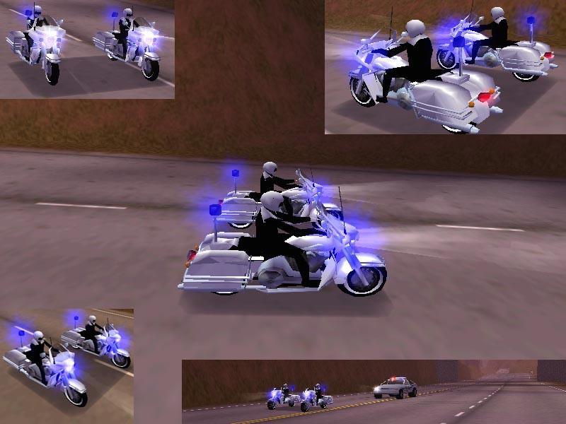 Police Harley x 2