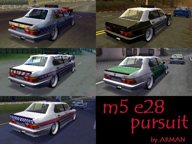 BMW M5 E28 PURSUIT