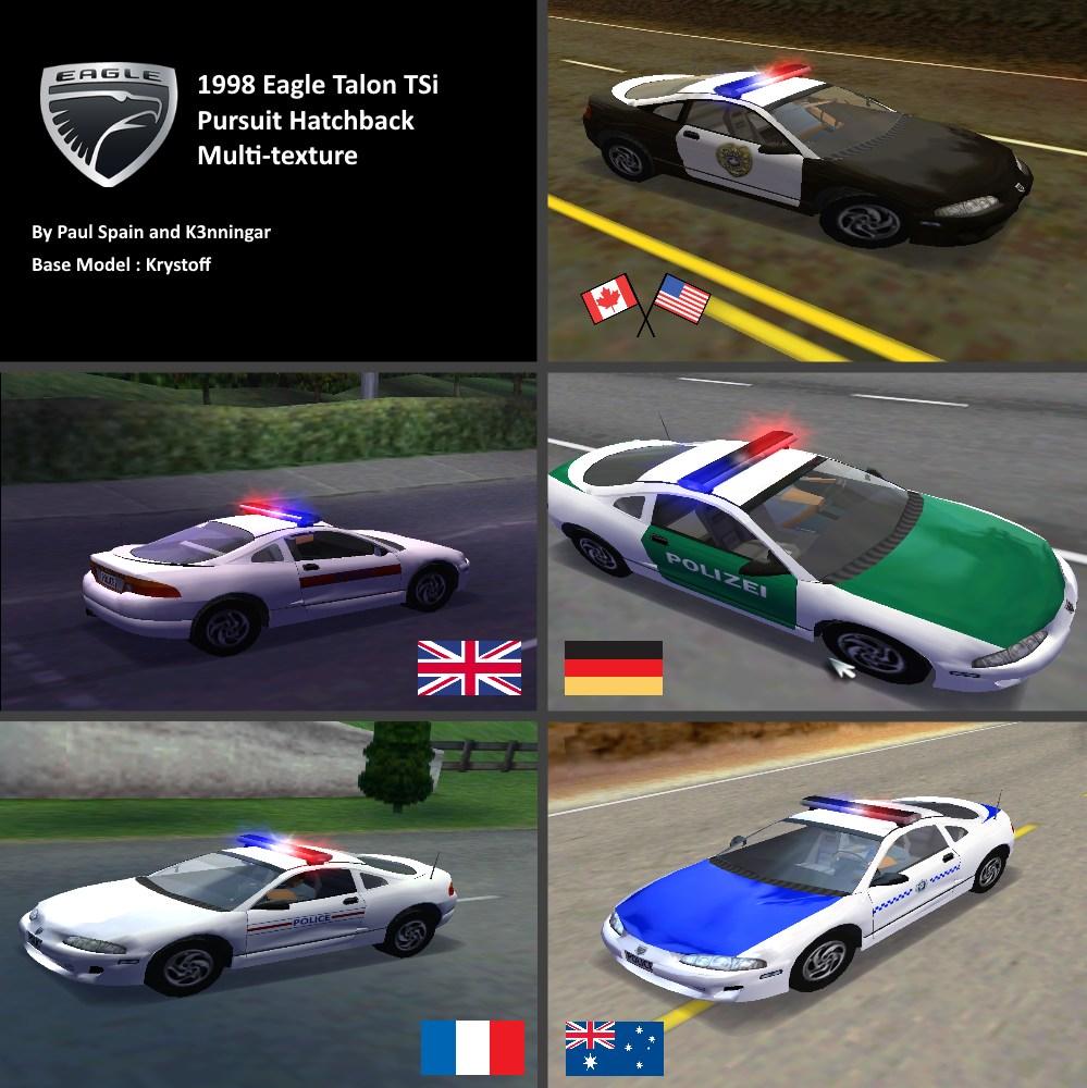 Pursuit Eagle Talon TSi (Multi-texture)