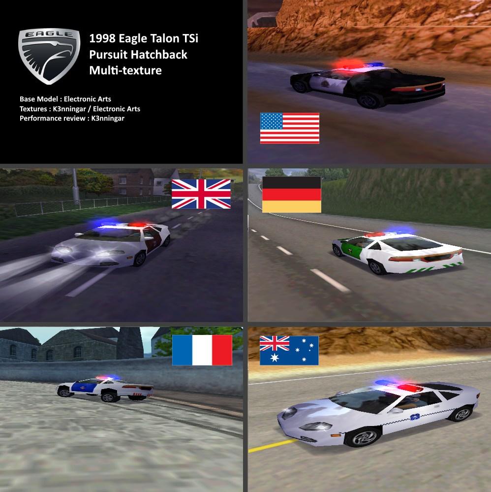 Pursuit Eagle Talon TSi (Multi-texture / EA Improvement)