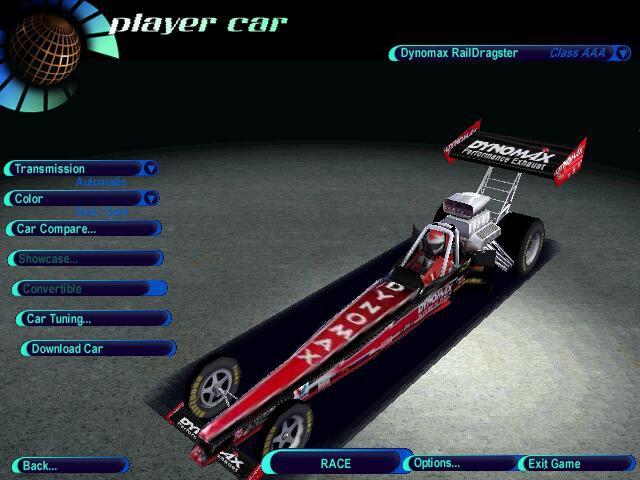 NHRA Dynomax Dragster