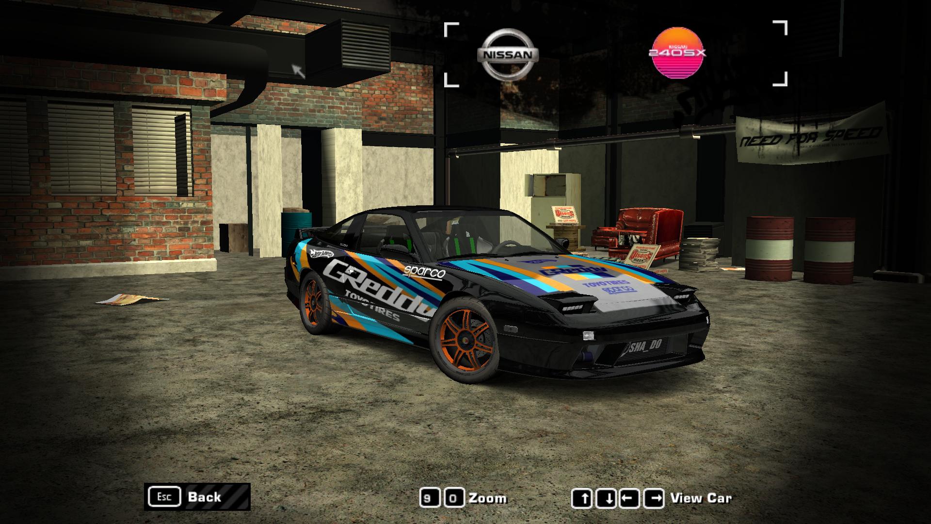 Nissan 180SX Type X GReddy Hot Wheels