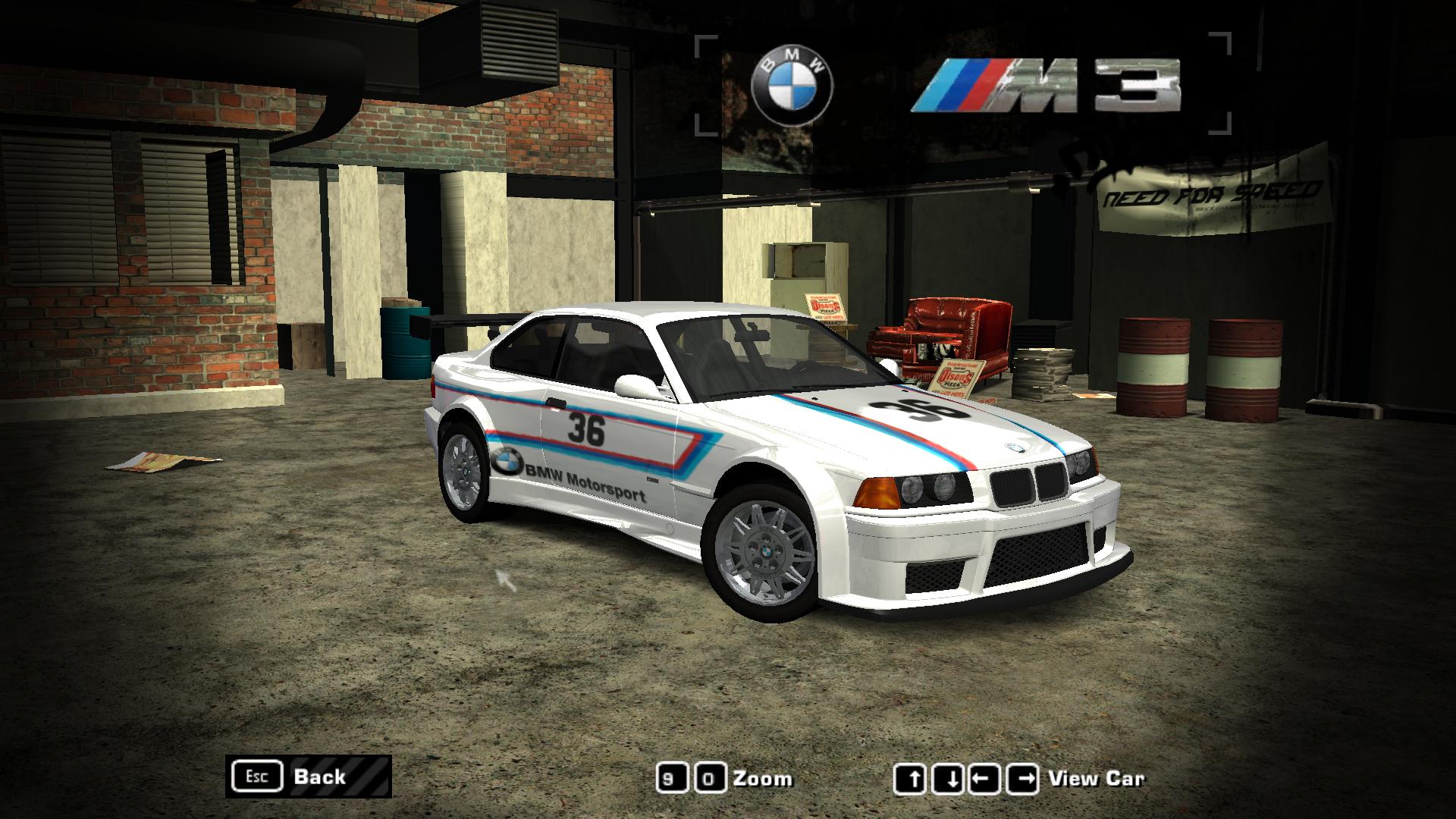 BMW M3 E36 Race Hot Wheels