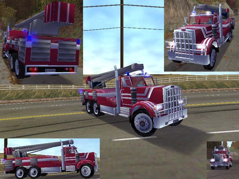 Petebilt fire truck