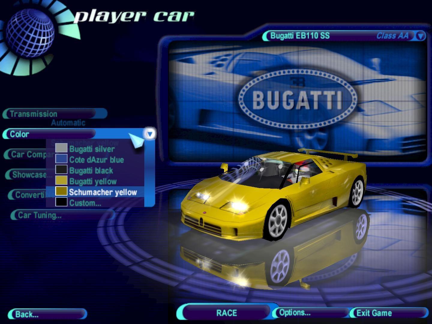 Bugatti EB110 SS