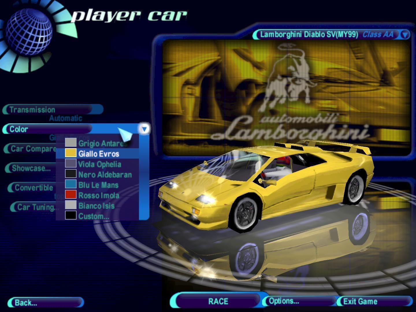 Lamborghini Diablo SV (MY99)
