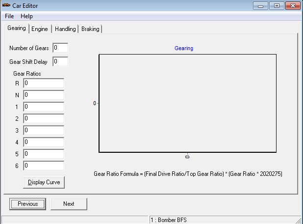 Car Performance Editor for NFS2(SE)