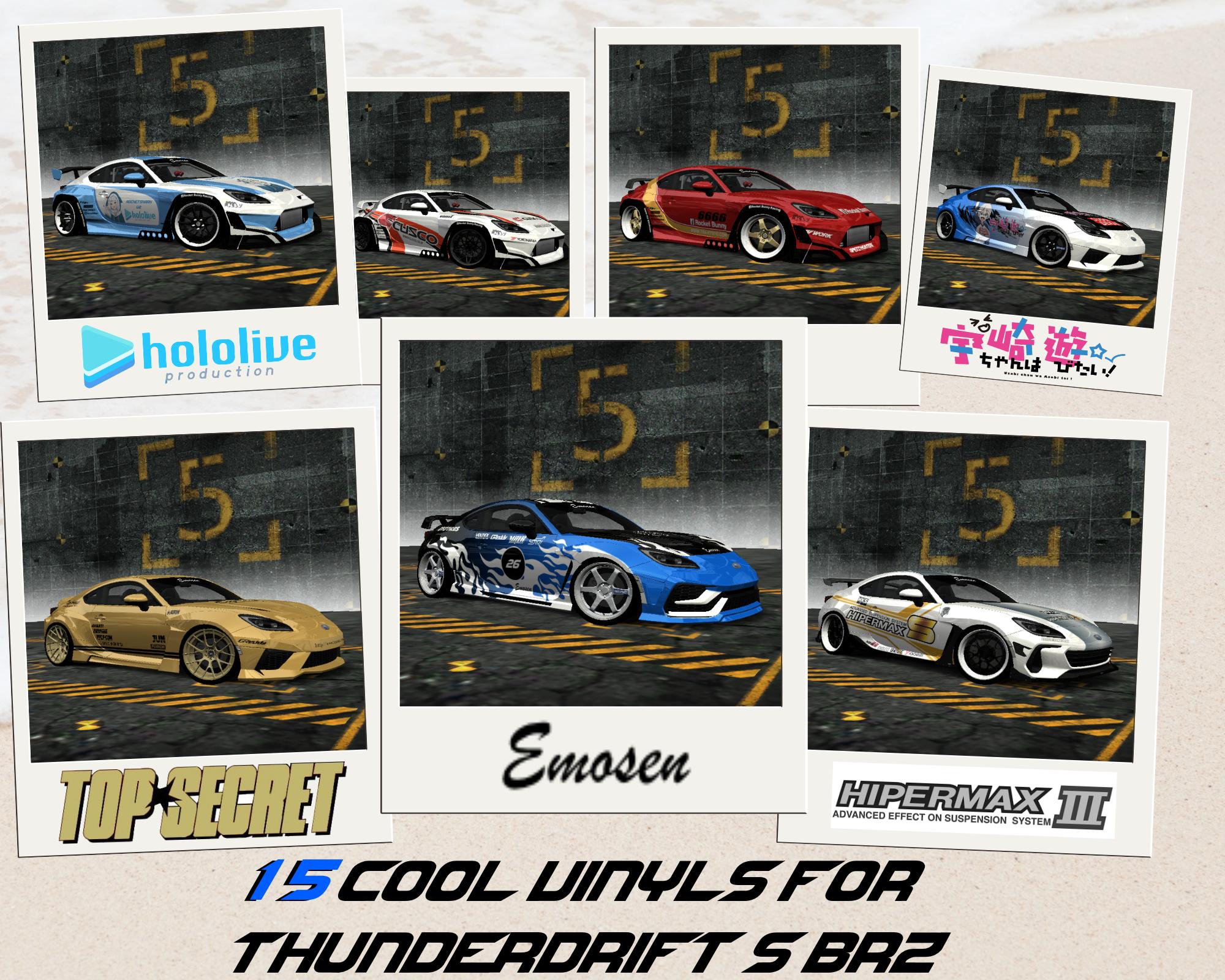 15 Cool Vinyls for Thunderdrift's 2022 BRZ