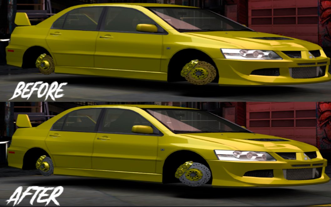 Stage 3 Silver Brake Rotors for NFSU2