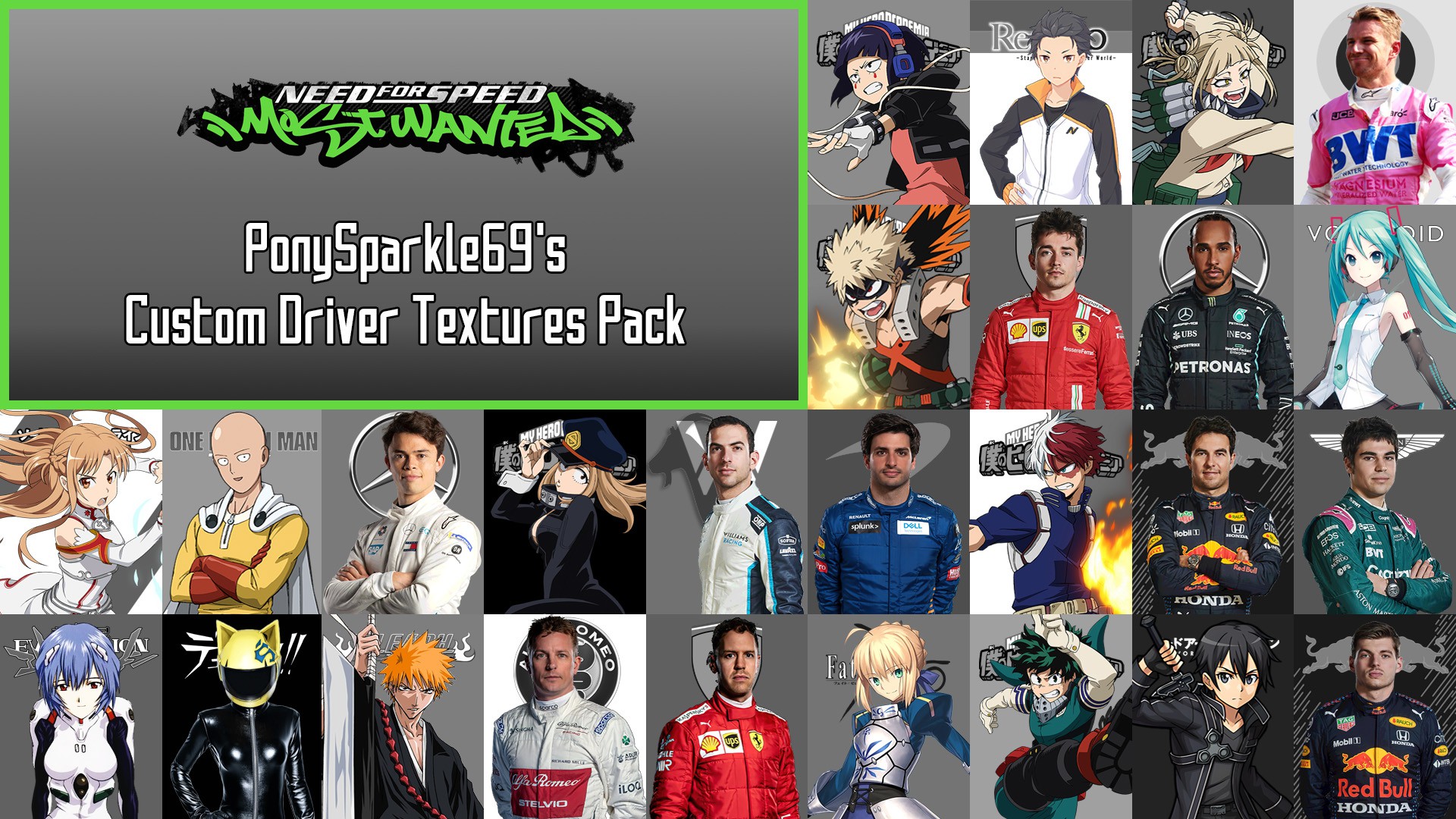PonySparkle69's Custom Driver Textures Pack Vol. 1