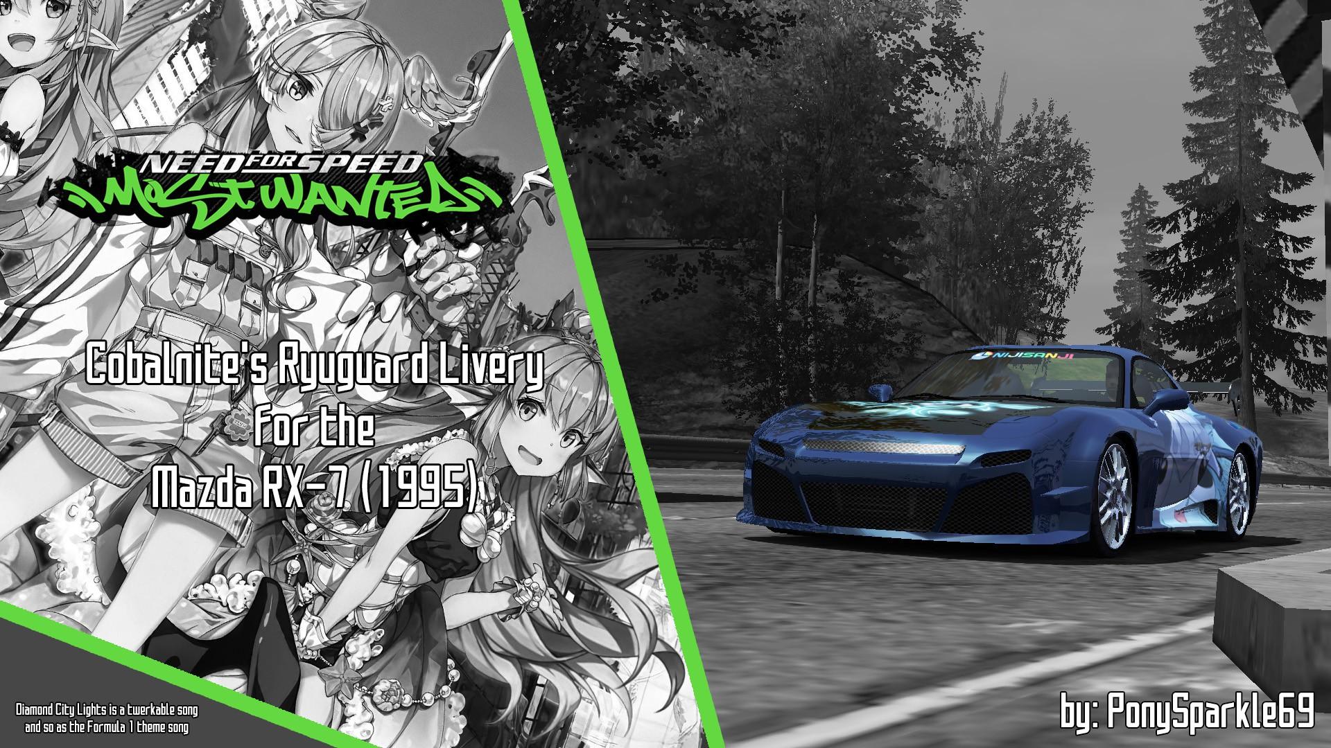 Mazda RX-7 (1995) (Cobalnite's Ryuguard Livery)
